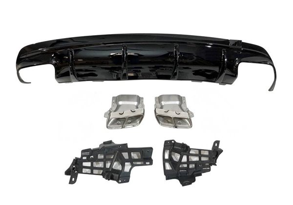 Difusor Trasero Mercedes CLA W117 2016-2018 4D/SW Style Facelift look A45