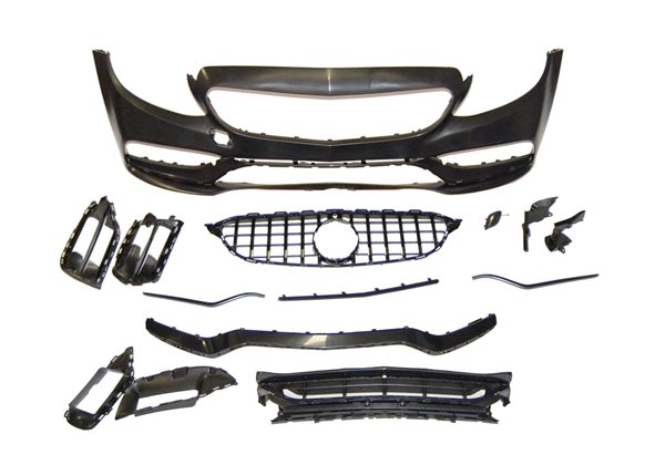 Paragolpes Delantero Mercedes W205 2014-2018 Coupe / 4P / SW look C63 New