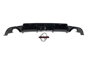 Difusor Trasero Volkswagen Golf 7.5 Look TCR Negro Brillante Red Light