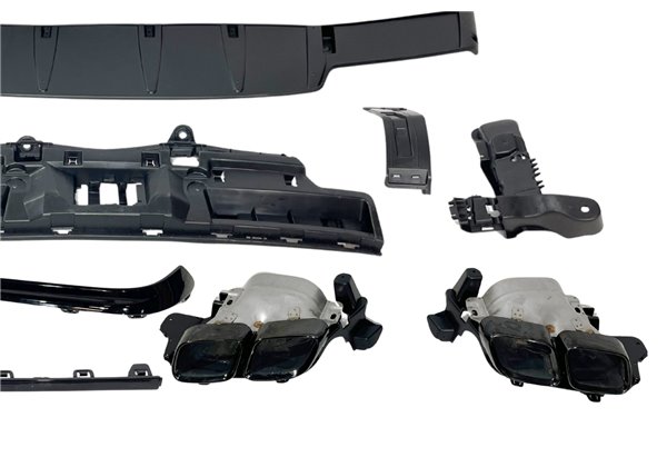 Difusor Trasero Mercedes GLC X253 COUPE 2020+ Look GLC63 Black