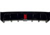 Difusor Trasero Volkswagen Golf 7.5 Negro Brillante