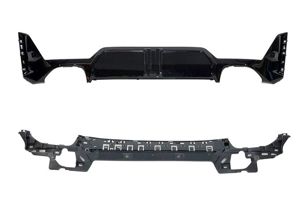 Difusor Trasero BMW G20 / G21 LCI Look M Performance Brillante Negro