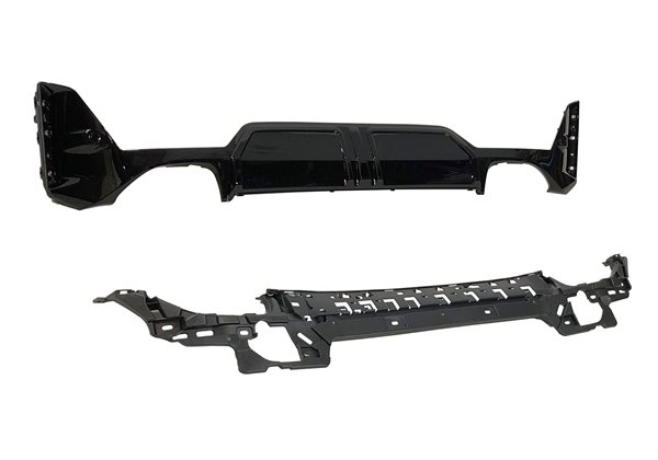 Difusor Trasero BMW G20 / G21 LCI Look M Performance Brillante Negro