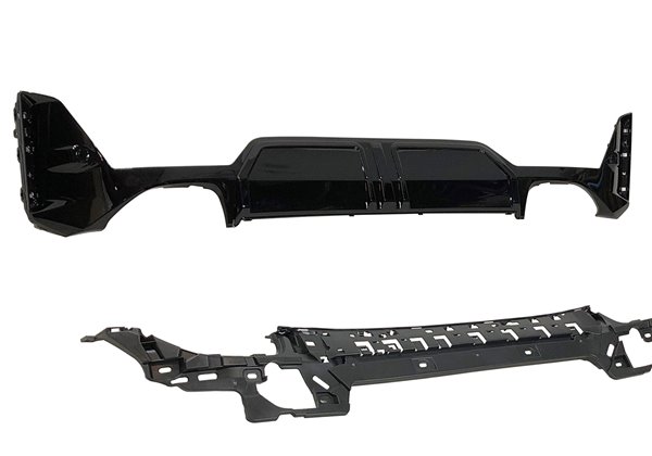 Difusor Trasero BMW G20 / G21 LCI Look M Performance Brillante Negro