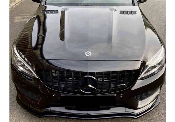 Capó Mercedes W205 2014-2020 GT Look C63 Aluminio