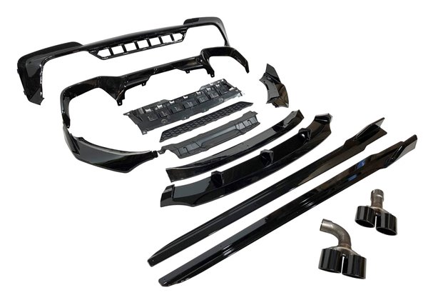 Kit De Carrocería BMW X3 G01 2018-2021 Look M Performance Brillante Negro