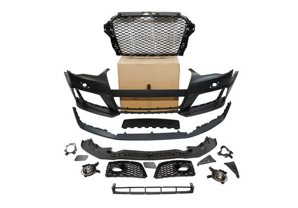 Paragolpes Delantero Audi A3 V8 13-15 Sportback / 3 Puertas  Look RS3 II Antinieblas