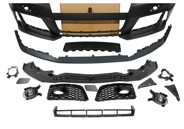 Paragolpes Delantero Audi A3 V8 13-15 Sportback / 3 Puertas  Look RS3 II Antinieblas
