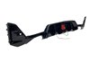 Difusor Trasero BMW G20 / G21 LCI 2023+ Look Competition Brillante Negro Luz de freno led