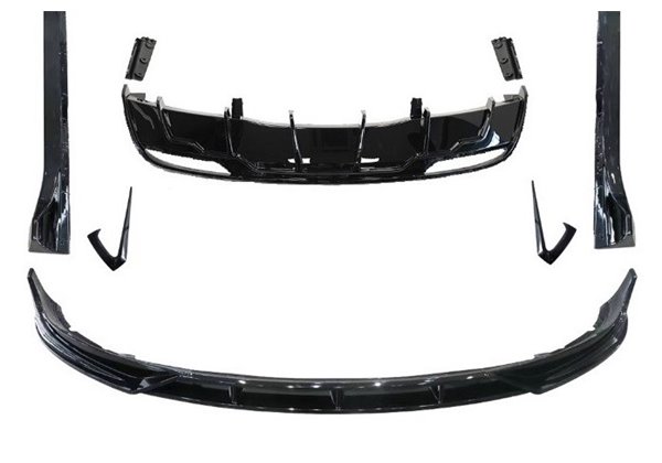 Kit De Carrocería Tesla Model 3 LCI 2024+ Look Fast Negro Brillante