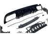 Difusor Trasero Mercedes W205 2019 4P / SW Look C63 Black