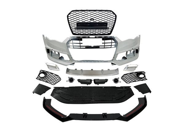 Paragolpes Delantero Audi A6 2015-2018 C7 Look RS6 Spoiler Cámara