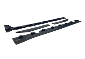 Taloneras Ford Mustang 2015-2020 Look GT500 II Negro Mate