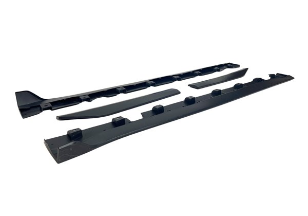 Taloneras Ford Mustang 2015-2020 Look GT500 II Negro Mate