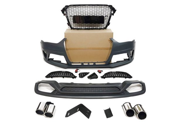 Kit De Carrocería Audi A4 B8.5 13-15 Look RS4 ABS