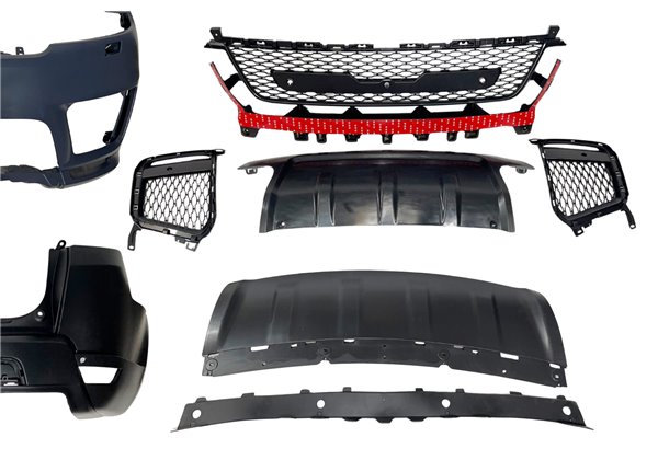 Paragolpes Delantero Range Rover Sport L494 Facelift 2018+ Look SVR Model II