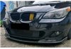 Spoiler Delantero BMW E60 / E61 Look M-Tech Negro brillo