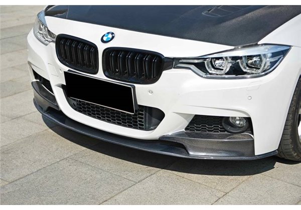 Spoiler Delantero BMW F30 Look Mtech Performance Carbono