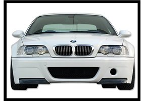 Paragolpes Delantero BMW E46 Look M3 ABS C/Punteras Carbono Look CSL