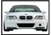 Paragolpes Delantero BMW E46 Look M3 ABS C/Punteras Carbono Look CSL