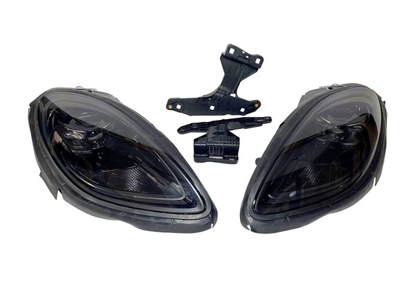 Paragolpes Delantero Porsche Macan 2014-2018 Look 2023 Faros delanteros