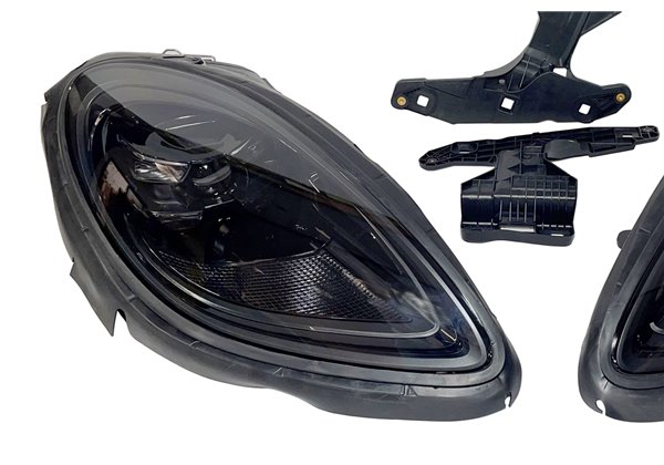 Paragolpes Delantero Porsche Macan 2014-2018 Look 2023 Faros delanteros