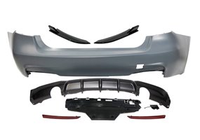 Paragolpes Trasero BMW F30 Look M Performance 2 Salidas doble  Punteras
