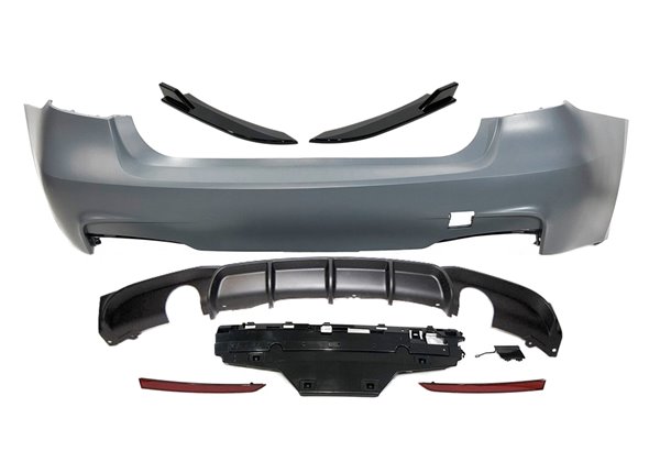 Paragolpes Trasero BMW F30 Look M Performance 2 Salidas doble  Punteras