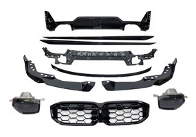 Kit De Carrocería BMW G20 / G21 LCI Look M Performance Brillante Negro
