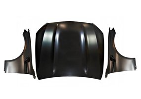 Capó y Aletas Mercedes W213 2016-2019 / C238 Look AMG E63 Metal