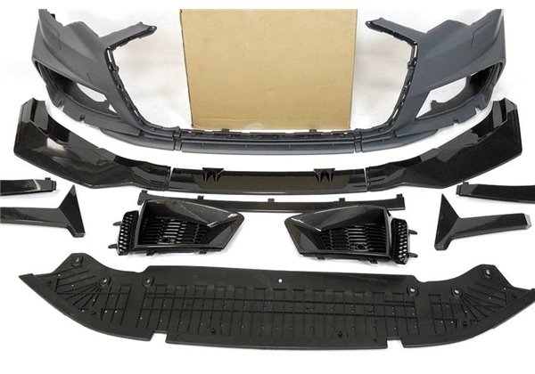 Paragolpes Delantero Audi A6 C8 2020+ Look RS6 Carbono