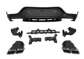 Difusor Trasero Mercedes GLC X253 COUPE 2015-2019 ABS