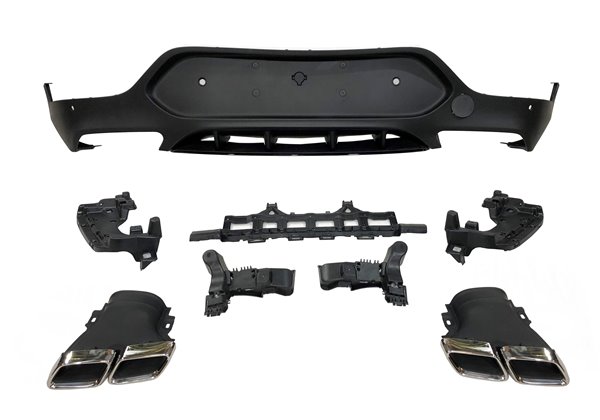 Difusor Trasero Mercedes GLC X253 COUPE 2015-2019 ABS