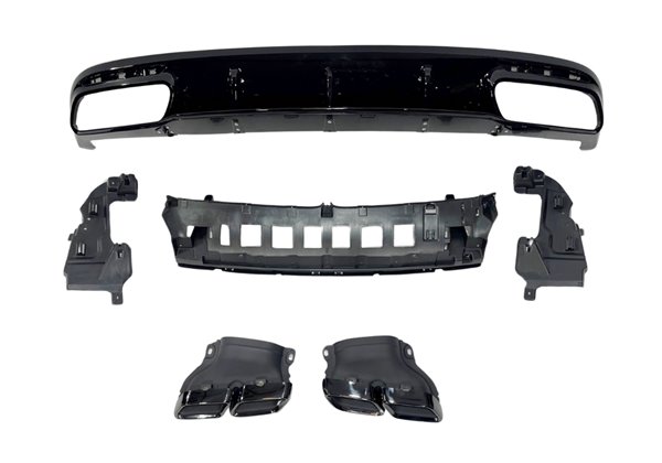 Difusor Trasero Mercedes C217 Coupe 2014-2020 Look Facelift S63