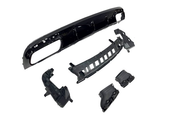 Difusor Trasero Mercedes C217 Coupe 2014-2020 Look Facelift S63
