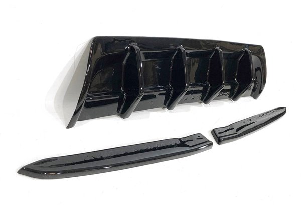 Difusor Trasero Volkswagen Arteon R MAX 2021 Negro Brillante