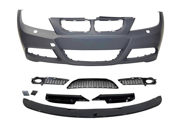 Paragolpes Delantero BMW E90 / E91 05-08 Look M-Tech Spoiler Lavafaros ABS