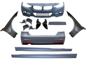 Kit De Carrocería BMW F30 Look M-Tech Con Aletas