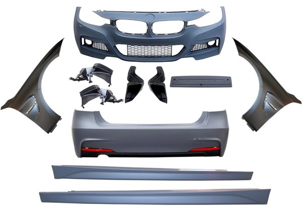 Kit De Carrocería BMW F30 Look M-Tech Con Aletas