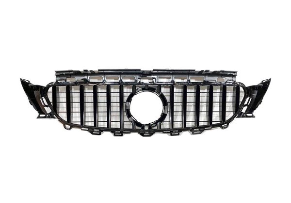 Parrilla Mercedes W213 / C238 Look GT Full Black Cámara