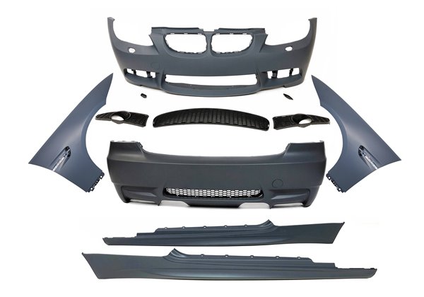 Kit De Carrocería BMW E92 / E93 06-09 Look M3 Con Aletas