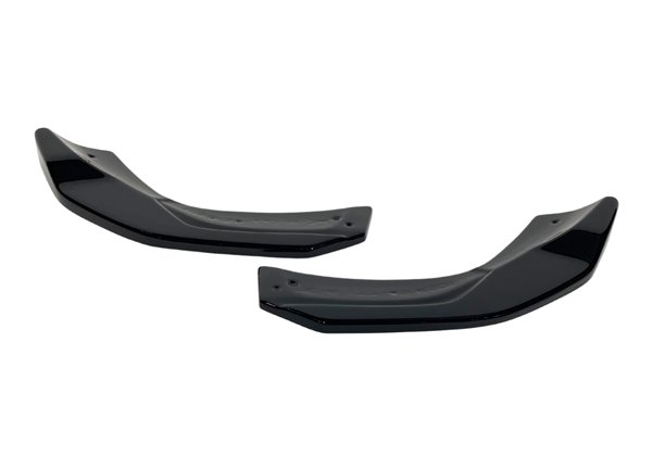 Punteras traseras Mercedes W177 Look A45 Negro Brillo