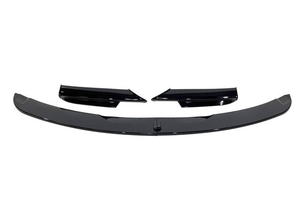Spoiler Delantero BMW E90 / E91 2005-2008 Look M-Tech Brillante Negro