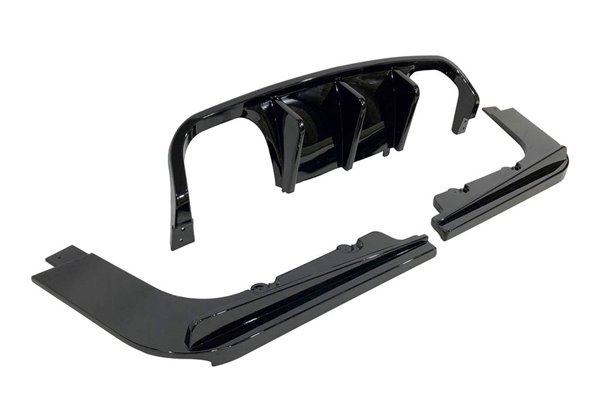 Difusor Trasero BMW E92 / E93 Look M3 Brillante Negro