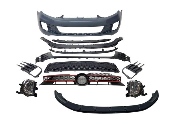 Paragolpes Delantero Volkswagen Golf 6 Look GTI Spoiler delantero