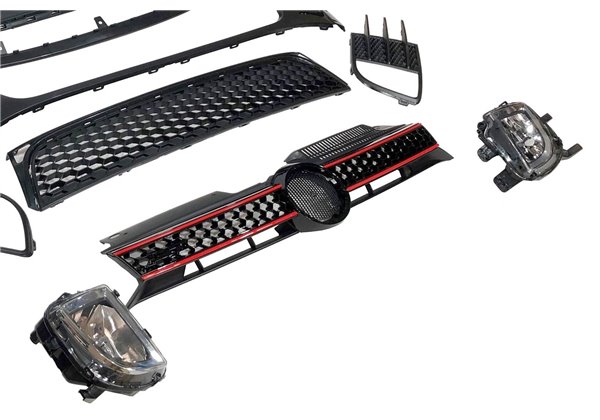 Paragolpes Delantero Volkswagen Golf 6 Look GTI Spoiler delantero