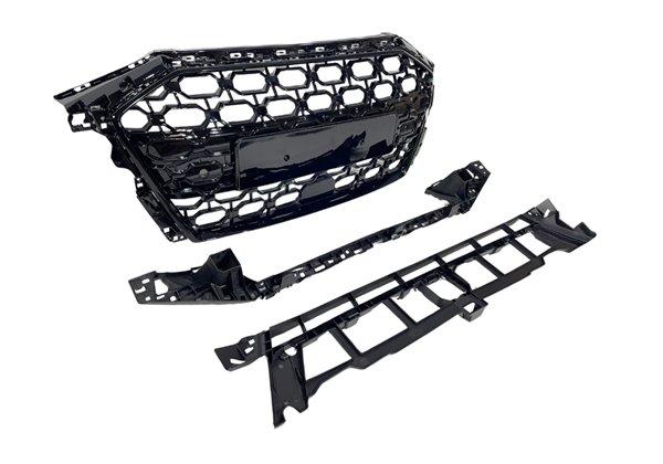 Parrilla Delantera Audi A3 2021+ Look RS3 Black