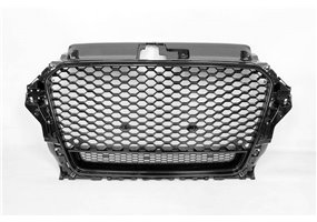 Parrilla Delantera Audi A3 V8 Look RS3 2013-2015 Mod 2