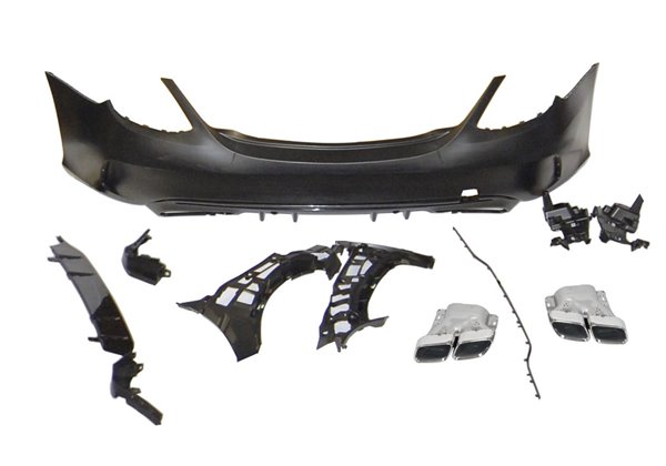 Paragolpes Trasero Mercedes W205 4P 2014-2021 Look C63 New