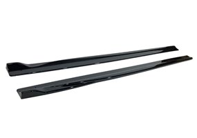 Difusor Taloneras Mercedes W177 Look Amg A45 Negro Brillante